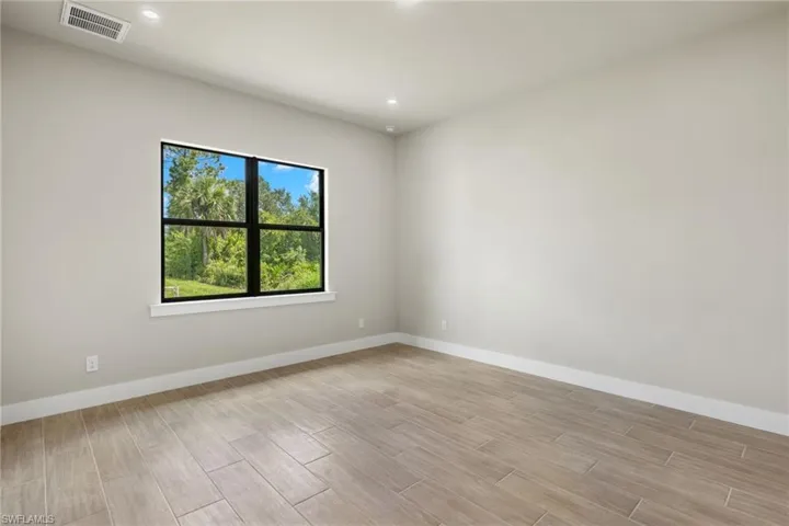 Master bedroom - large window for lots of natural light.
