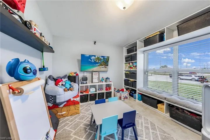 View of rec room