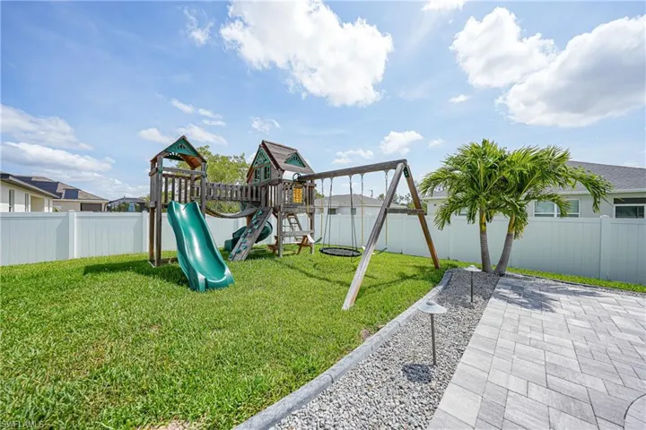 View of jungle gym