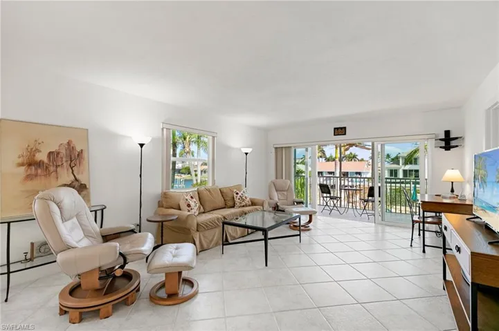 All tiled main living area