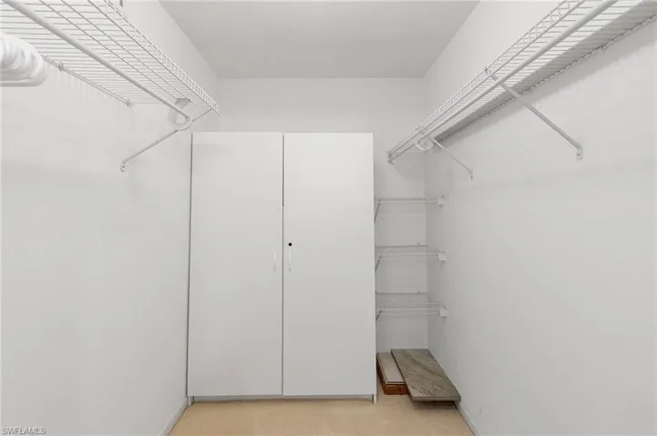 Super large walk in closet