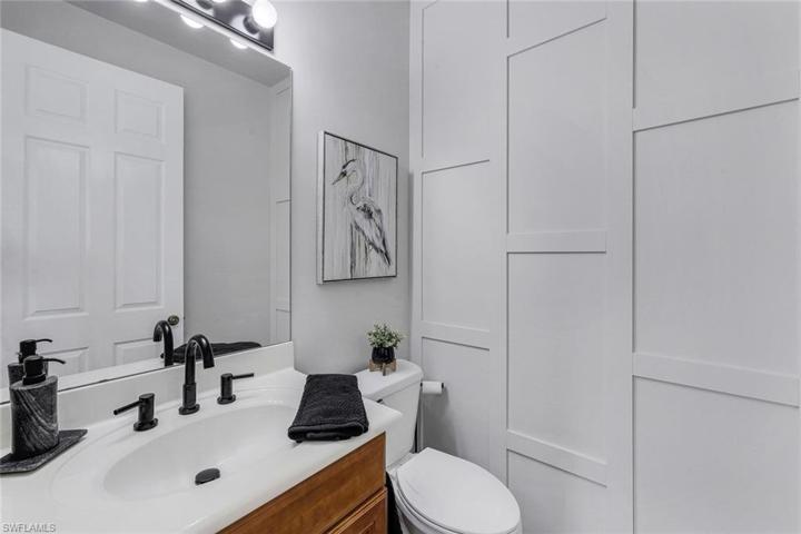 First floor half bath