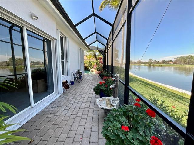 Guest Suite Covered Lanai area accessible from sliding doors off Guest Suite