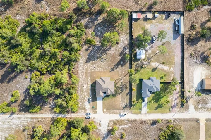 Aerial overview of property's location