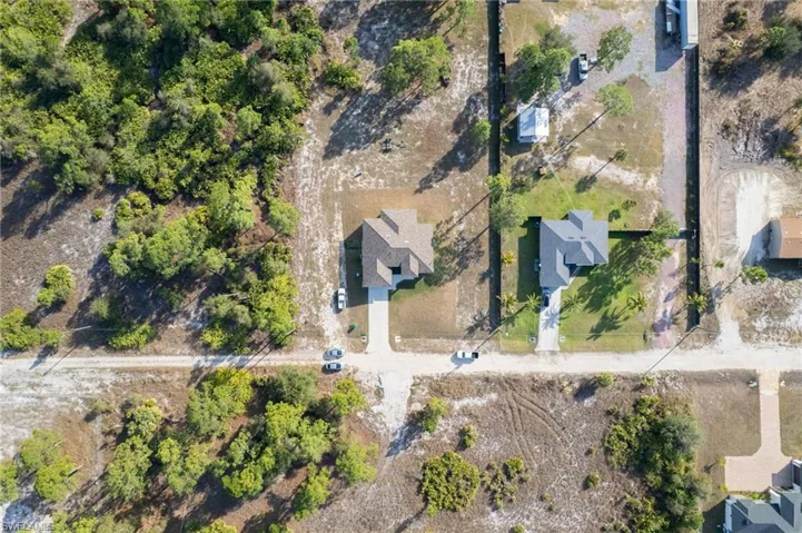 Aerial view of property's location