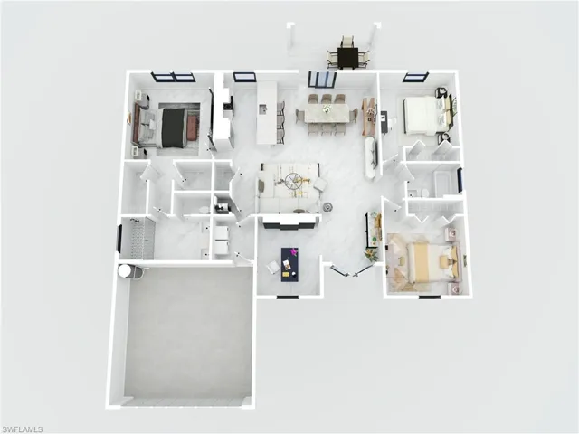 View of room layout