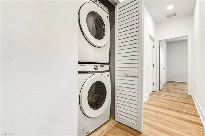 Laundry is centrally located