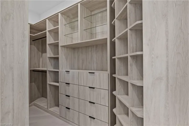 View of spacious closet