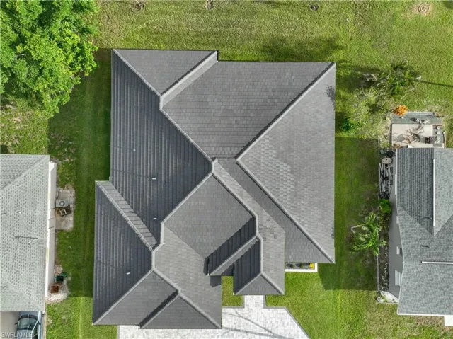 Aerial view of property and surrounding area