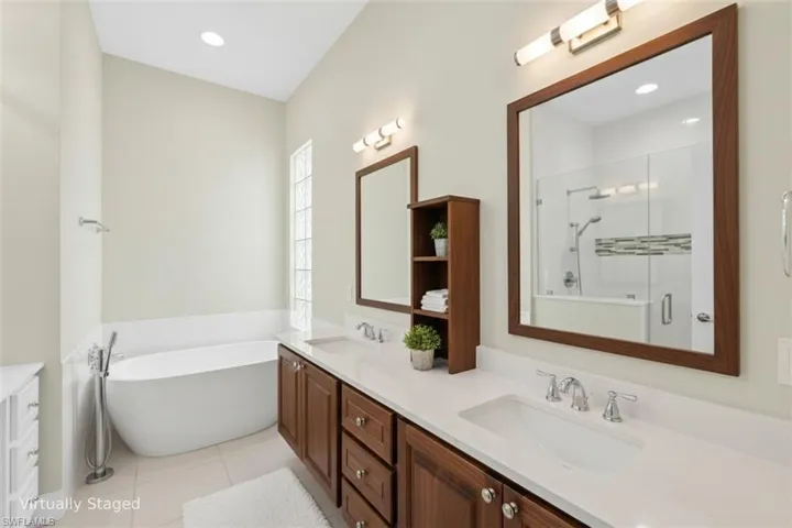 Virtually renovated Master Bathroom