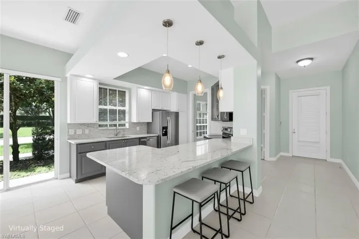 Virtually Staged Kitchen