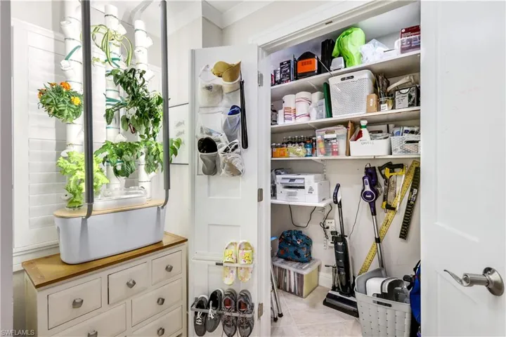 Extra storage closet