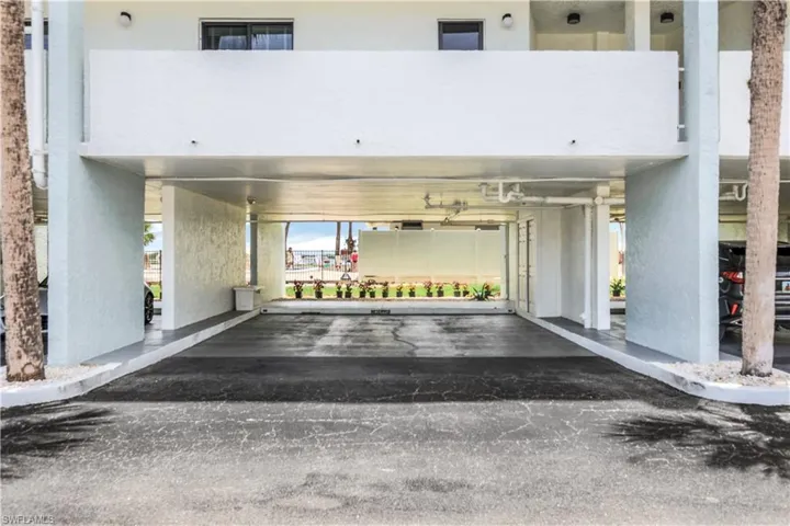Covered parking spot