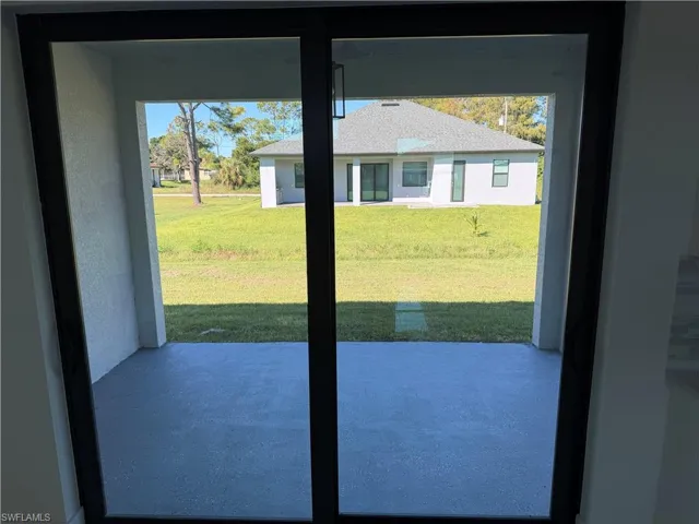 View of doorway to outside