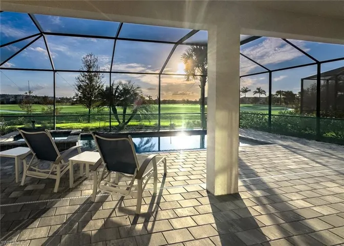 Sunset views out your lanai