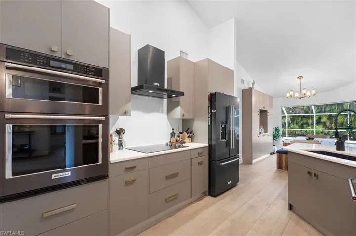 Gorgeous kitchen view and dining room in the back