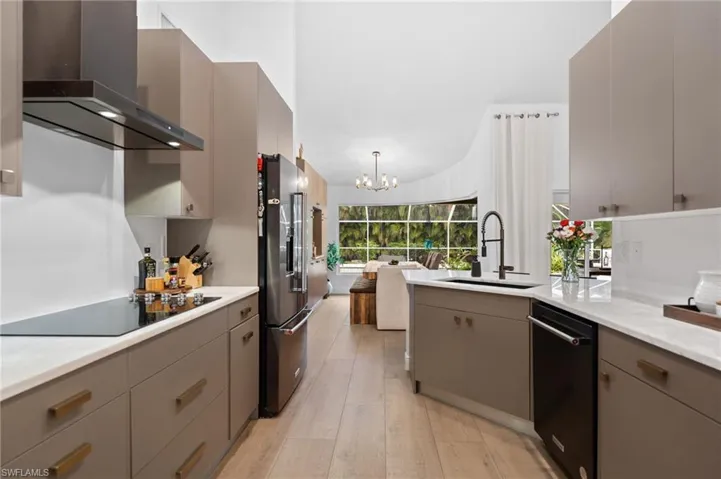 Gourmet kitchen featuring KitchenAid appliances