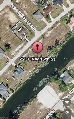 Aerial map of property and surrounding area