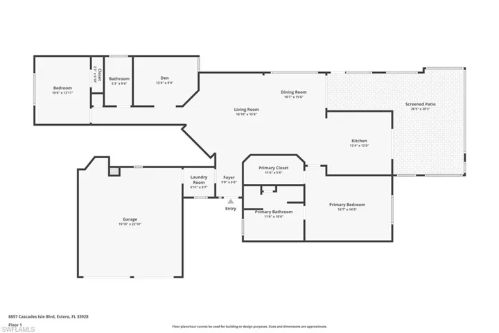 View of floor plan / room layout