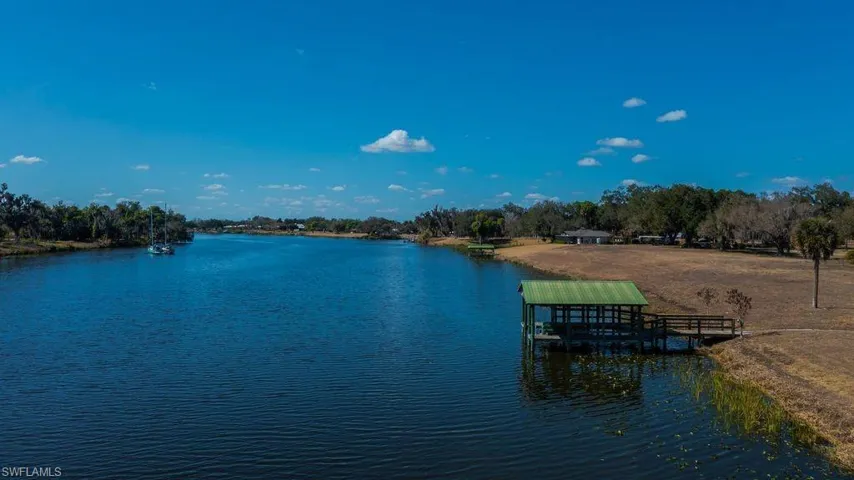 Looking West on the Caloosahatchee River