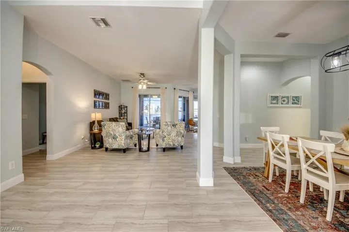 View from the front door