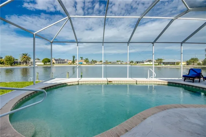 Pool over looking the canal