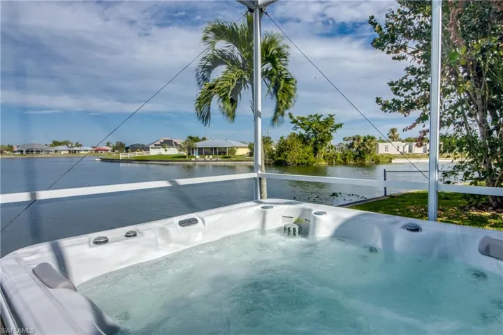 Overlooking the canal & the pool
