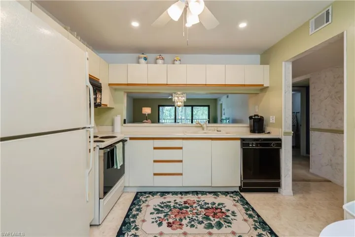 Kitchen looking into Dining room