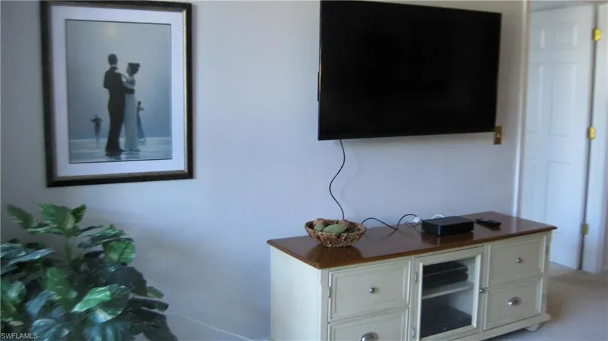 TV and console table