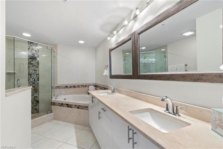 Master Bath with Dual Vanities