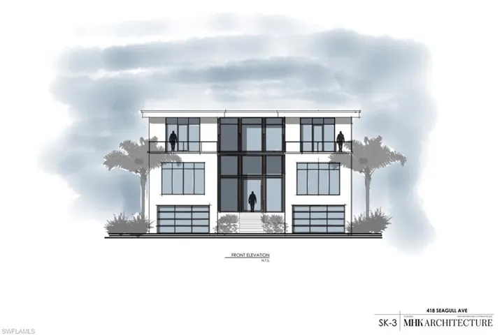 MHK rendering of a proposed home on this property.