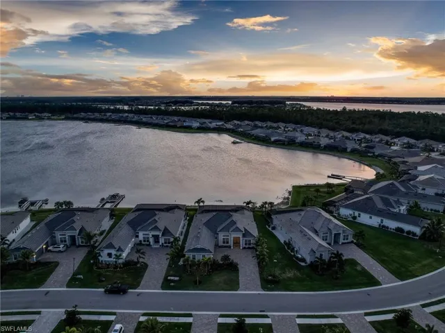Aerial View at Dusk