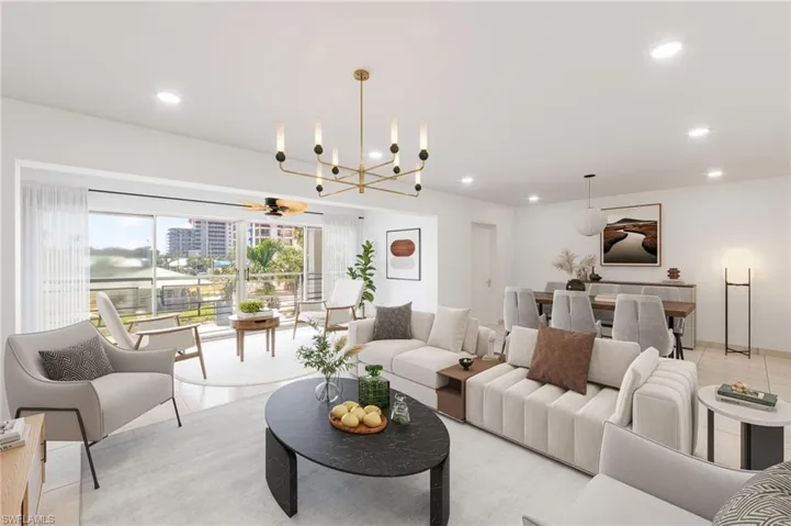 Digitally Added Furniture and Flooring