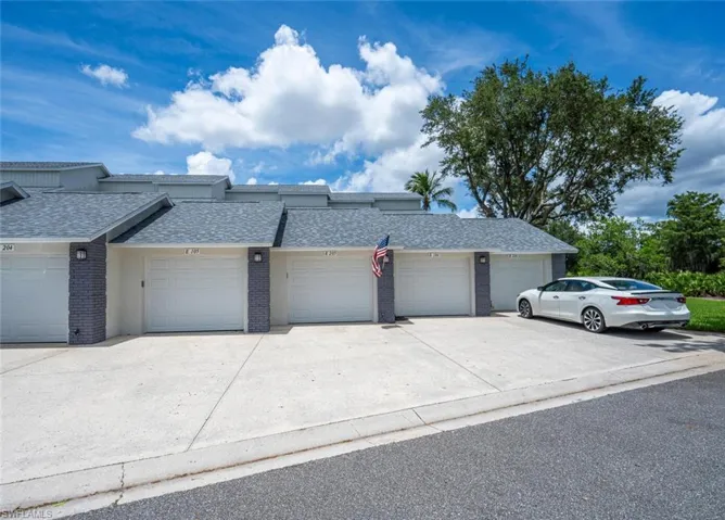 Ranch-style home with a garage