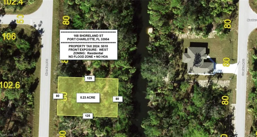 Map / location featuring property parcel outlined