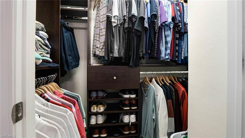 Custom closets in Master
