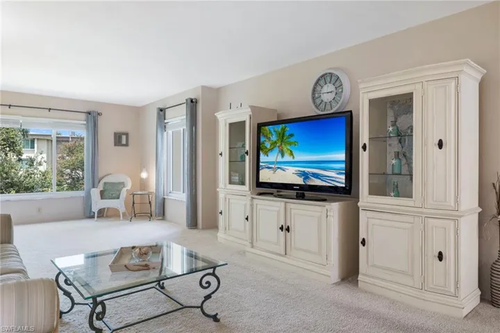 Roomy living area, recently painted