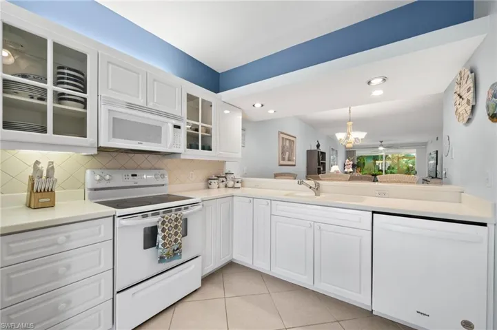 Spacious dining area
