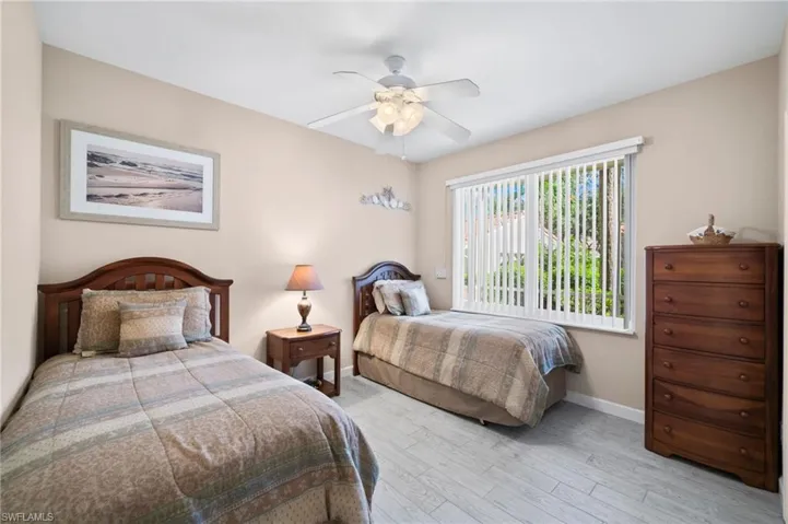Spacious primary bedroom