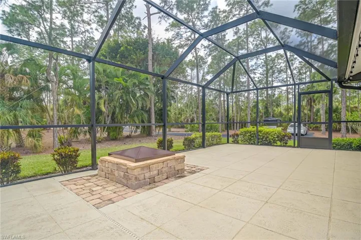 Fire Pit in Lanai Space