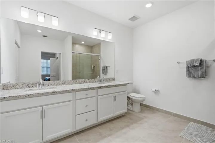 View of primary bathroom.