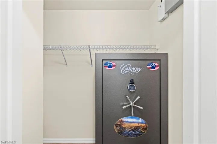 safe in master- stays with the home