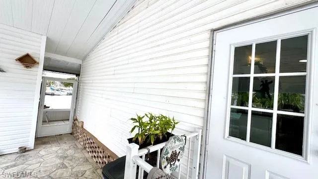 View of property entrance