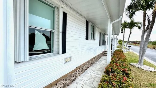 covered walkway front of home