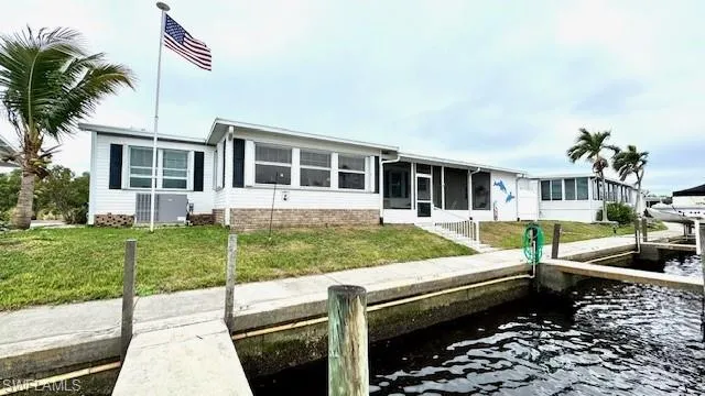 Back of home; canal of Caloosahatchee River
