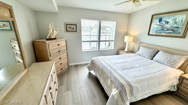 2nd bedroom with view of canal