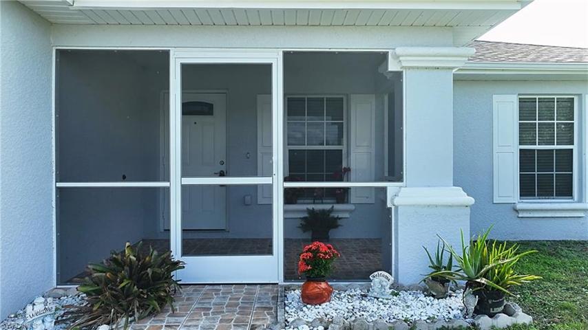 Front screened porch.