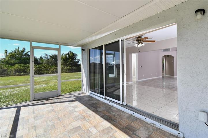2 exit doors from screened porch.