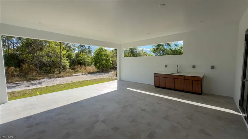 View of patio / terrace featuring a sink