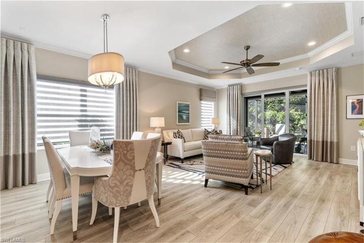 Designer window treatments and custom blinds with remote.